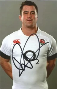 ENGLAND & ARLEQUINS RUGBY UNION: FOTO RETRATO 6x4 firmada por Dave Ward + certificado de autenticidad - Imagen 1 de 1