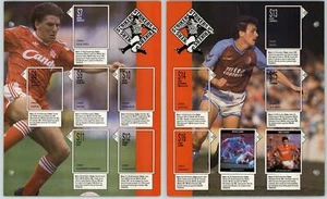 S7 - S18 Strikers - Orbis Football Collection 1990-91 Incomplete Sticker Page - Picture 1 of 1