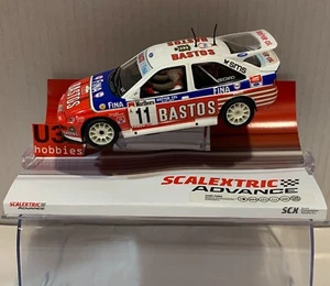 SLOT CAR SCX SCALEXTRIC ADVANCE E10547S300 FORD ESCORT COSWORTH #11 BASTOS - Imagen 1 de 8