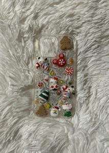 Handmade Christmas Holiday Hello Kitty Pochacco Junk iPhone 15 Pro Max Case - Picture 1 of 2