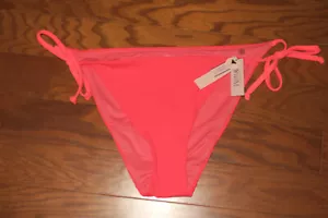XL ❤️ VICTORIA'S SECRET❤️ CHEEKY ❤️ BOTTOM SWIM SUIT STRING BIKINI TIE PINK - Picture 1 of 4