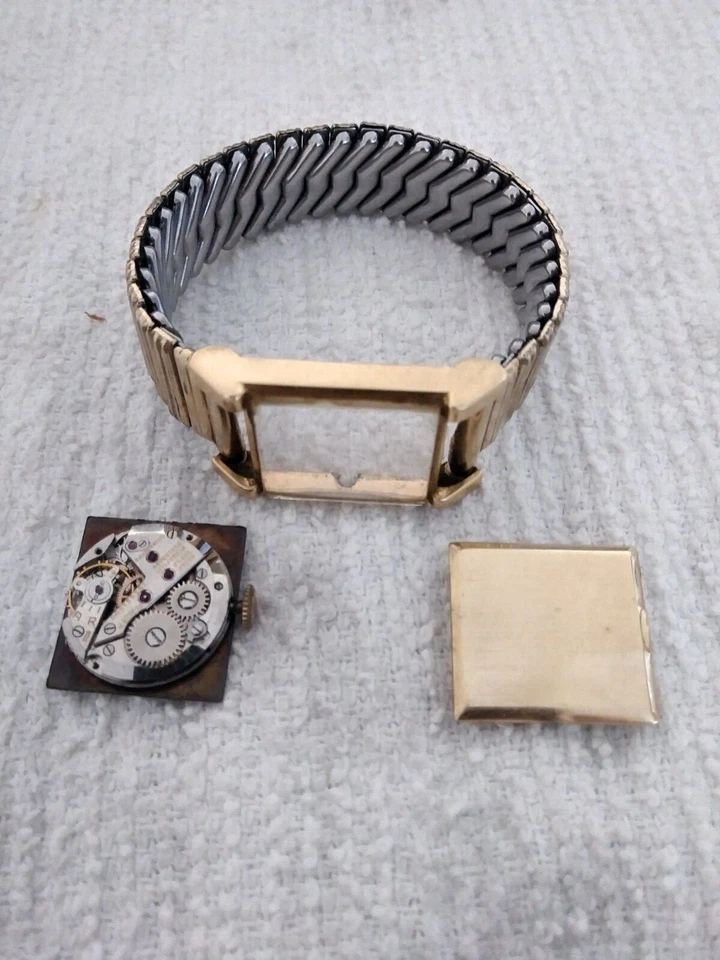 Reloj Pulsera Cortebert Vintage Damas Muy Raro Caja Oro Sólido 14 K 17 Joyas   Foto 1 de 4