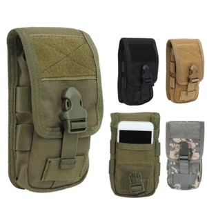 Universal Tactical Army Bag Teléfono Móvil Belt Loop Hook Cover Funda Funda Bags - Picture 1 of 15