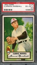 BB - 1952 Topps - #174 - Clarence Marshall - PSA 6.5 - EX-MT+