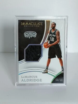 2016 Panini Immaculate- Sneaker Swatches LaMarcus Aldridge  3/15 (MEM) - Image 1 of 2