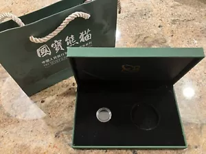 China Panda Coin Box for 1 Silver Coin 1 oz or 30 g & 1 Gold Coin 1/10 oz or 3g - Picture 1 of 2