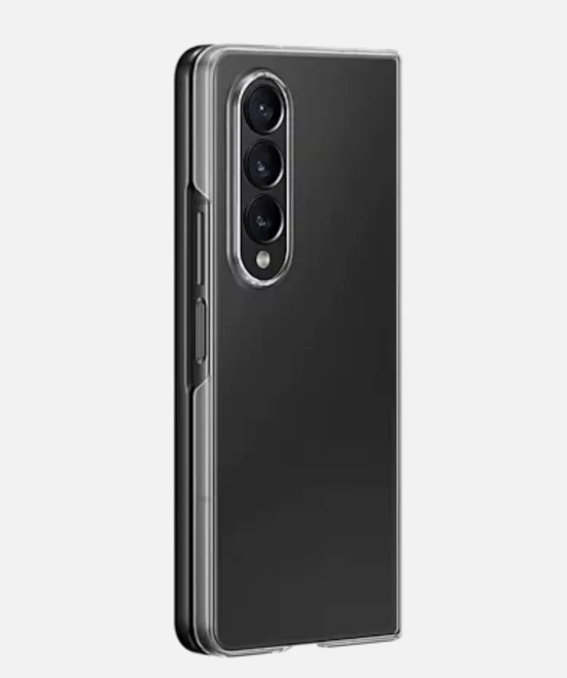 CLEAR EDGE COVER ORIGINALE SAMSUNG per GALAXY Z FOLD 4 SM-F936 CASE TRASPARENTE - Immagine 1 di 1