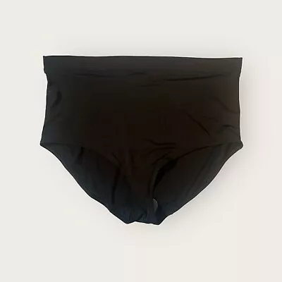 Calzoncillo de natación Lane Bryant Cacique cintura alta parte inferior negro talla 36 nuevo (4100) Foto 1 de 2