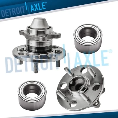 Front & Rear Wheel Bearing Hub for 2007 2008-2011 Hyundai Accent Kia Rio NO ABS - Изображение 1 из 4