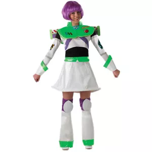 Disney Pixar Buzz Toy Story Ladies Adult Size M Halloween Costume Cosplay Outfit - Picture 1 of 4