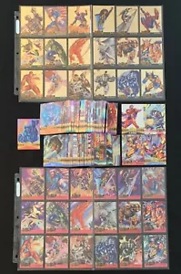 1995 FLEER MARVEL METAL CARDS BLASTER RED / GOLD BASE CARD SINGLES YOU CHOOSE - Picture 1 of 163