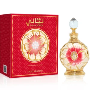 Fruity Floral Scent Layali Rouge 15 ml Concentrated Perfume Oil Swiss Arabian - Picture 1 of 12