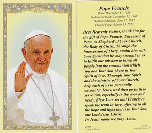 +Cartolina Sacra~"Papa Francesco"...*Preghiera sul retro/... (HC40-S5)+ - Foto 1 di 1