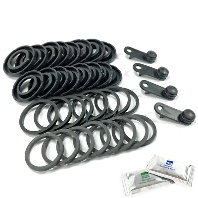 2X FRONT BRAKE CALIPER REPAIR KITS SEALS FITS: AUDI RS4 B7 4.2 BREMBO BCK7784X2A - Image 1 of 2