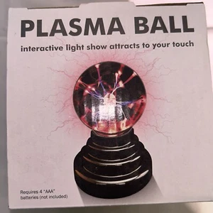 Interactive 3-Inch Plasma Ball with Colorful Lightning Effects - Education Fun - Picture 1 of 2