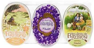 Anis De Flavigny - Orange, Anise and Violet Flavored Candies From France 3 Pa... - Picture 1 of 3