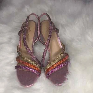 THALIA SODI Women’s Rhinestone Stiletto Heel Sandals - Picture 1 of 7