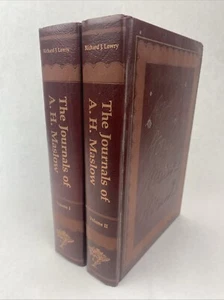 A H Maslow / THE JOURNALS OF A H MASLOW 2 VOL SET 1979 - Picture 1 of 20