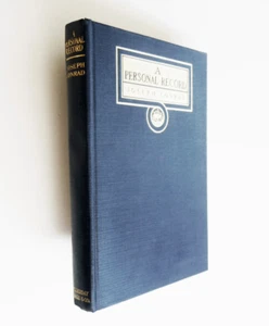 JOSEPH CONRAD • A Personal Record • 1923 printing • Near Fine • Frontispiece - Imagen 1 de 7