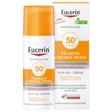 Eucerin Pigment Control Tinted Sun Gel-Cream Light SPF 50+ 50ml NEW