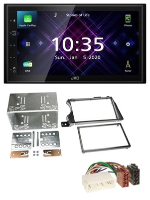 JVC DAB 2DIN MP3 Bluetooth USB Autoradio für SSangYong Actyon Kyron 2006-2011 - Bild 1 von 4