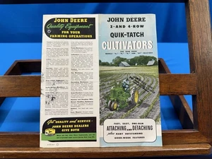 John Deere 2- and 4-row Quik-Thatch Cultivators Ad - Picture 1 of 4