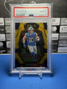 2022 Select Cooper Kupp Premier Level Gold Disco Prizm #2/10 PSA 10 Rams - Bild 1 von 2