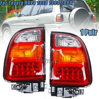 Левый + правый светодиодный задний фонарь задний тормозной фонарь для Toyota RAV4 RAV-4 1998 1999 2000 - Изображение 1 из 4