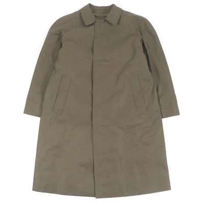 Burberry London Cashmere Blend Liner Balmacaan Coat Khaki VG limited From JAPAN - Image 1 of 4