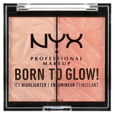 NYX Born To Glow Icy Highlighter Duo - High Key Flex & Flexpensive - Image 1 of 2