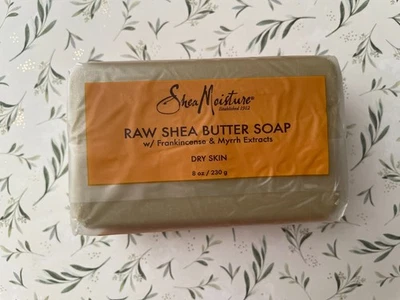 SHEA MOISTURE Raw Shea Butter Soap w/ Frankincense & Myrrh Extracts for Dry Skin - Image 1 of 2