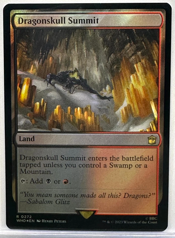 Dragonskull Summit, Doctor Who, Magic the Gathering, MTG, FOIL (272) - Image 1 of 1