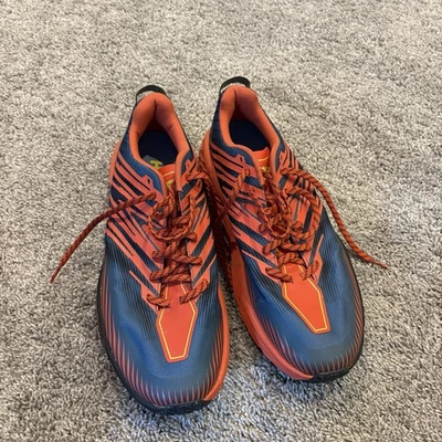 Hoka One One Speedgoat 4 Anchas Para Hombres 13 2E Vibram Trail Running Zapatos Fiesta/Azul Foto 1 de 4