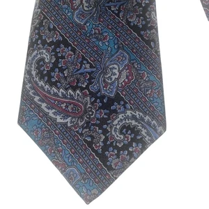 Christian Dior Herren Krawatte Seide Hergestellt in USA Paisley Klassisch Luxus 56”X3.75” - Bild 1 von 5