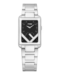 Fendi Womens Run Away Stainless Steel 32mm Bracelet Fashion Watch - Picture 1 of 5