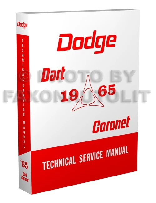 Manual De Taller Dodge Coronet Dart 1965 270 440 GT Reparación Servicio Técnico - Imagen 1 de 4