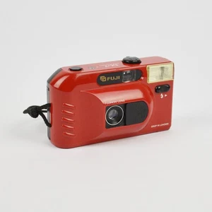 Fuji DL-7 - Vintage Camera - Point & Shoot - Red/Red - Analogue - Picture 1 of 7
