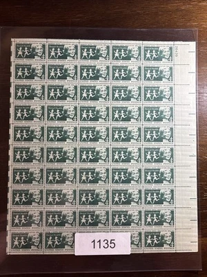 1135 US Mint Sheet, 4 Cent Dental Health, Mint NH - Image 1 of 3