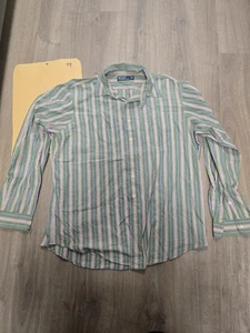 Polo Ralph Lauren Hemd Herren XL Nordic Design Balanced Stripes Freizeit Bunt " - Bild 1 von 3