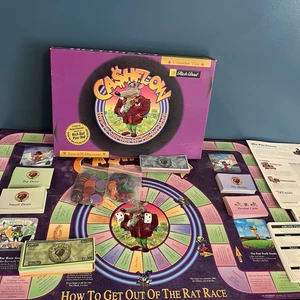 VTG Cashflow Board Game Robert Kiyosaki Rich Dad Poor Dad 100% Complete - Picture 1 of 17