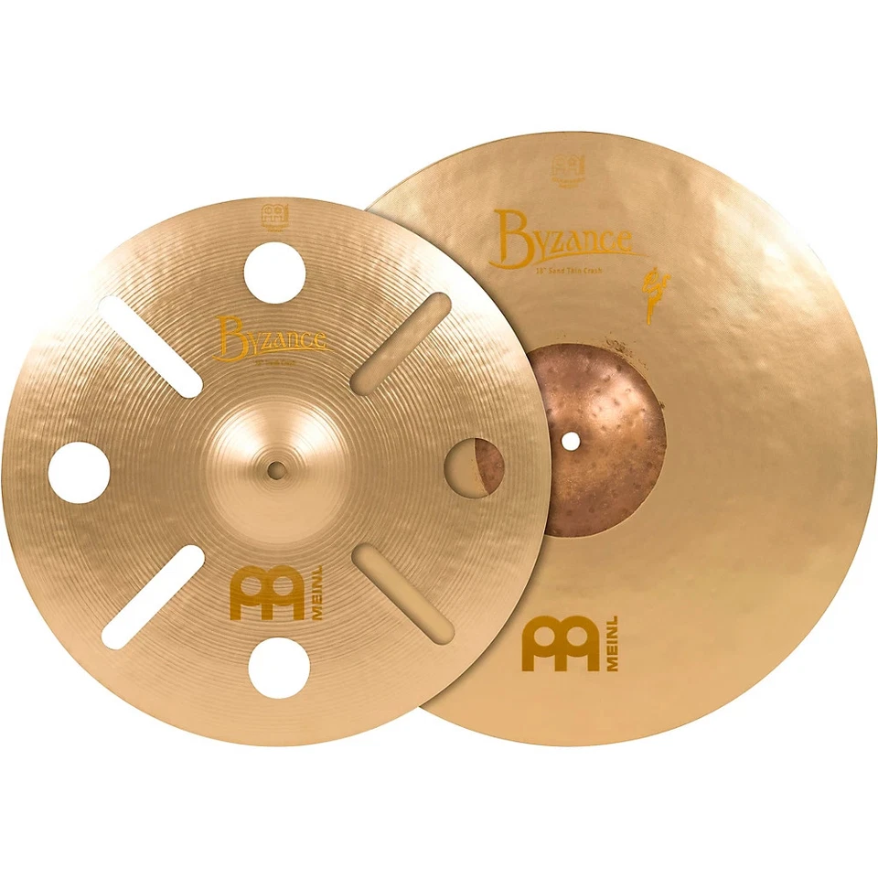 Paquete de platillos MEINL Byzance Crash, basura de 16" y arena fina de 18" Foto 1 de 1