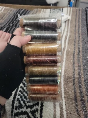 264 Yards 150D Leather Sewing Waxed Thread Cord for Leather Craft DIY 1Mm Diamet - Image 1 of 4