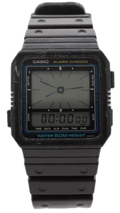 Vintage Casio AE-9W Ana Digi Alarm Chrono Herren Digital LCD Armbanduhr Japan - Bild 1 von 4
