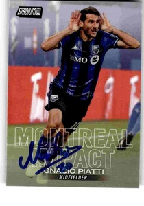 Lote de 2 cartas del equipo Stadium Club MLS 2018 Montreal Impact ¡ambos autografiados! - Imagen 1 de 4
