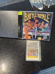 Turbografx 16 Turbo Grafx 16 Game Battle Royale Complete in Case Manual