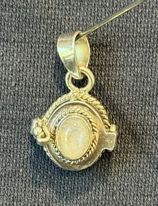 Ciondolo veleno pietra di luna argento sterling nuovo - Foto 1 di 3