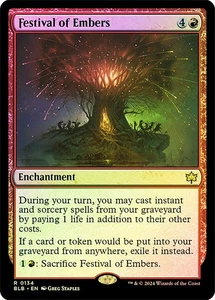 MTG FOIL Festival of Embers  - Bloomburrow #134 - Picture 1 of 1