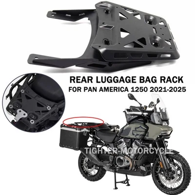 2021-2024 Rear Luggage Rack Top Case Carrier Support For Harley Pan America 1250 - Image 1 of 4