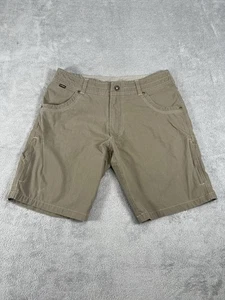 Kuhl Shorts Mens 33 Tan Trail Hiking Outdoor Utility Multi Pocket Zip - Picture 1 of 24