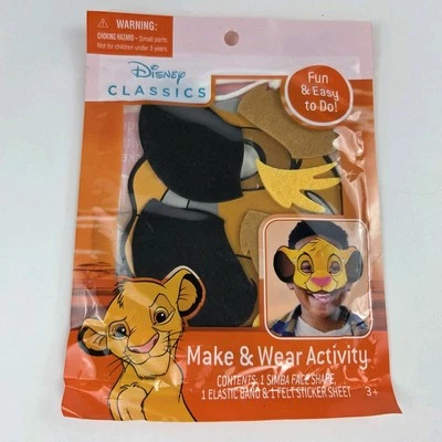 NEW Disney Classics Lion King Make & Wear Simba Mask Activity - Image 1 of 2